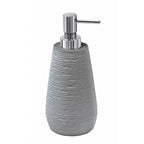 Dosasapone da appoggio in resina Gedy serie Gemini - Grigio