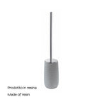 Scopino da appoggio in resina Gedy serie Gemini - Grigio