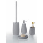 Scopino da appoggio in resina Gedy serie Gemini - Grigio