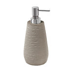 Dosasapone da appoggio in resina Gedy serie Gemini - Tortora