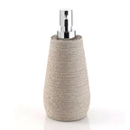 Dosasapone da appoggio in resina Gedy serie Gemini - Tortora