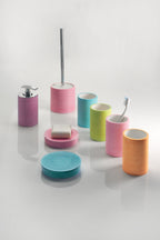 Portaspazzolini da appoggio Gedy serie Sole - Arancione