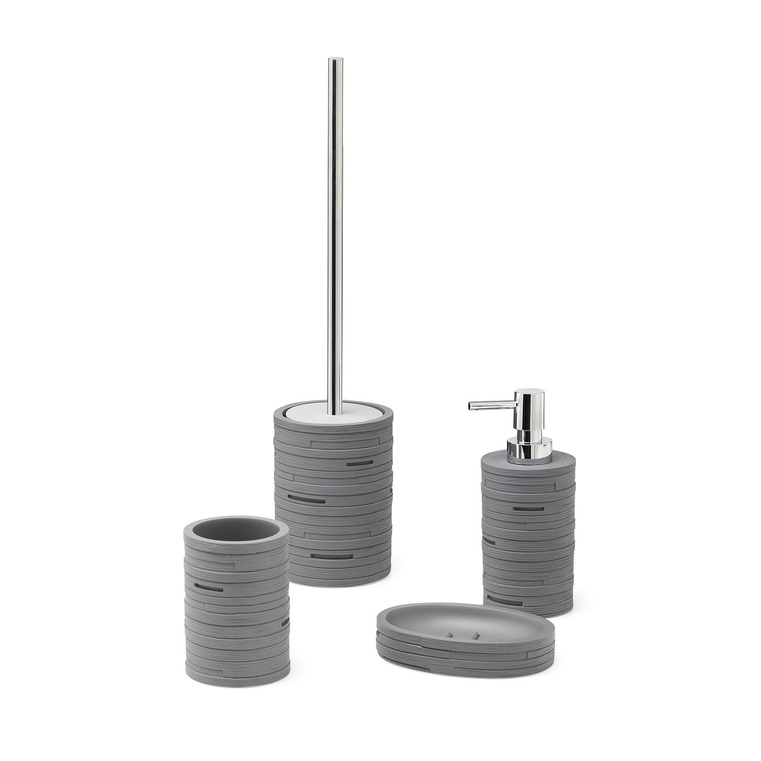 Dosasapone in resina con erogatore Gedy serie Helen - Grigio