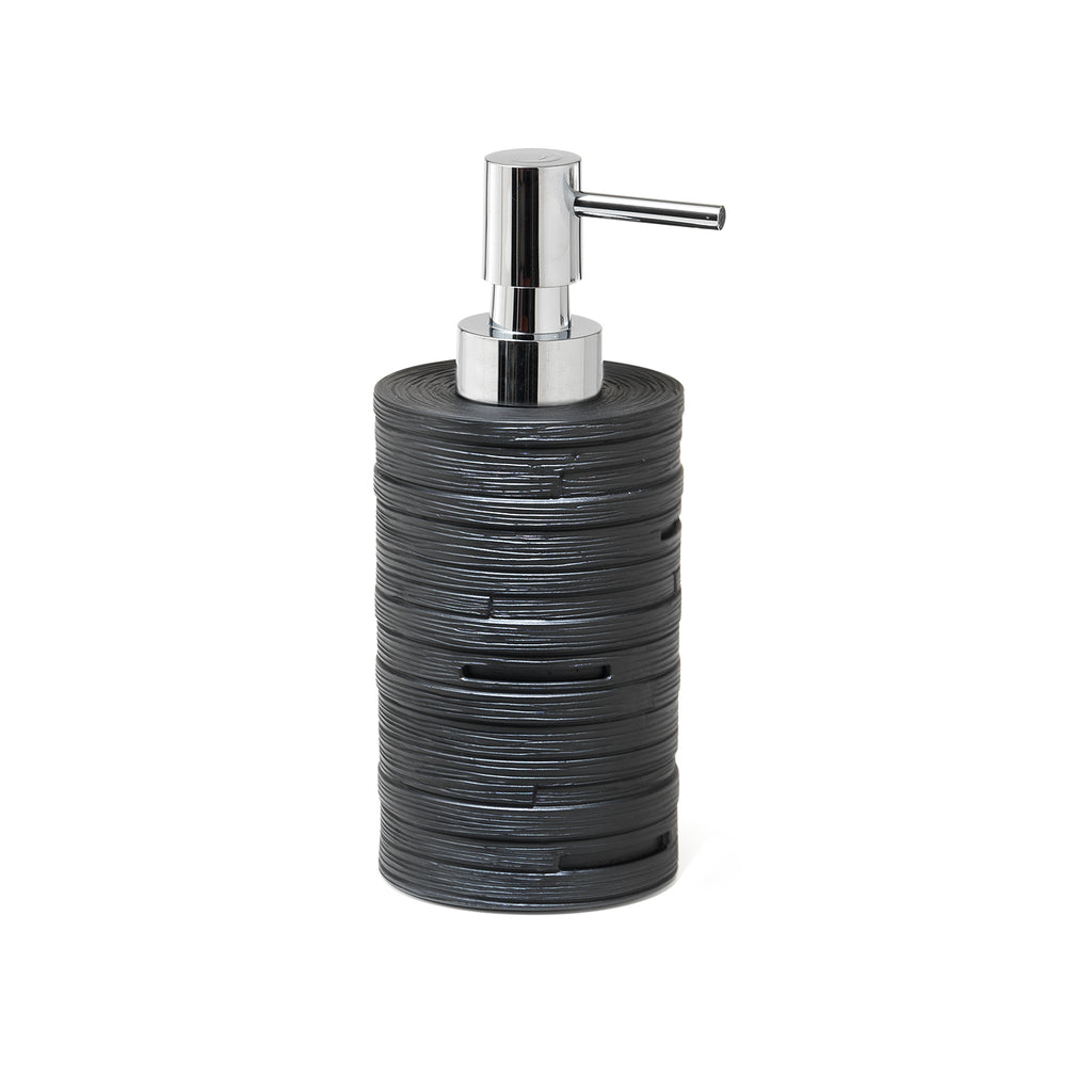 Dosasapone in resina con erogatore Gedy serie Helen - Nero