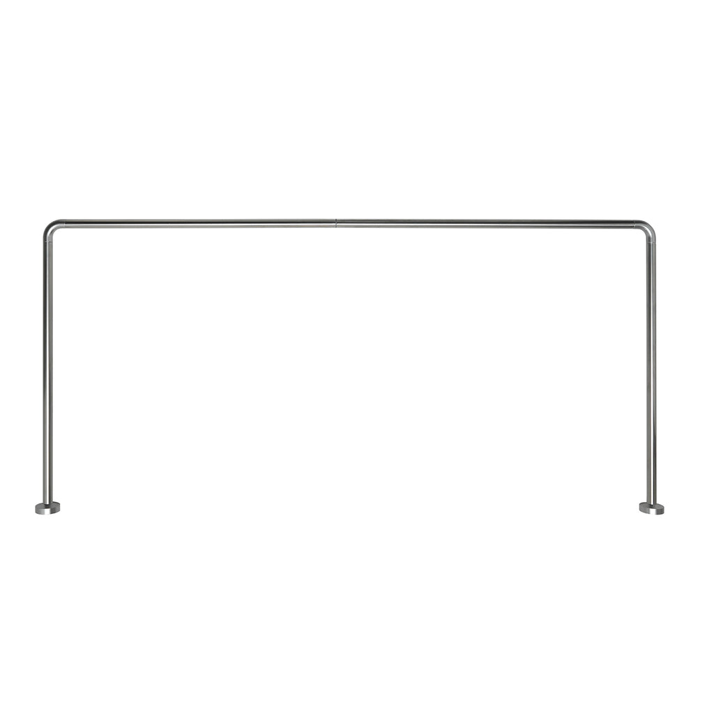 Asta doccia angolare 80x170x80 cm di Gedy - Alluminio Anodizzato