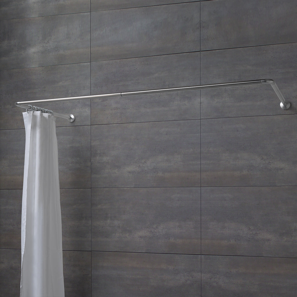 Asta doccia angolare 80x170x80 cm di Gedy - Alluminio Anodizzato