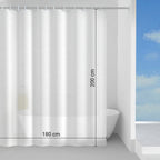 Tenda doccia in Peva 180x200 cm modello Basic di Gedy - Bianco