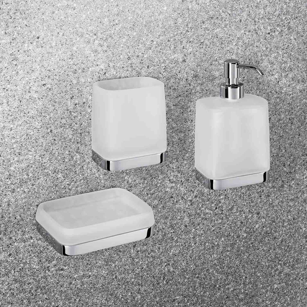 Spandisapone in ottone e vetro acidato collezione Time di Colombo Design