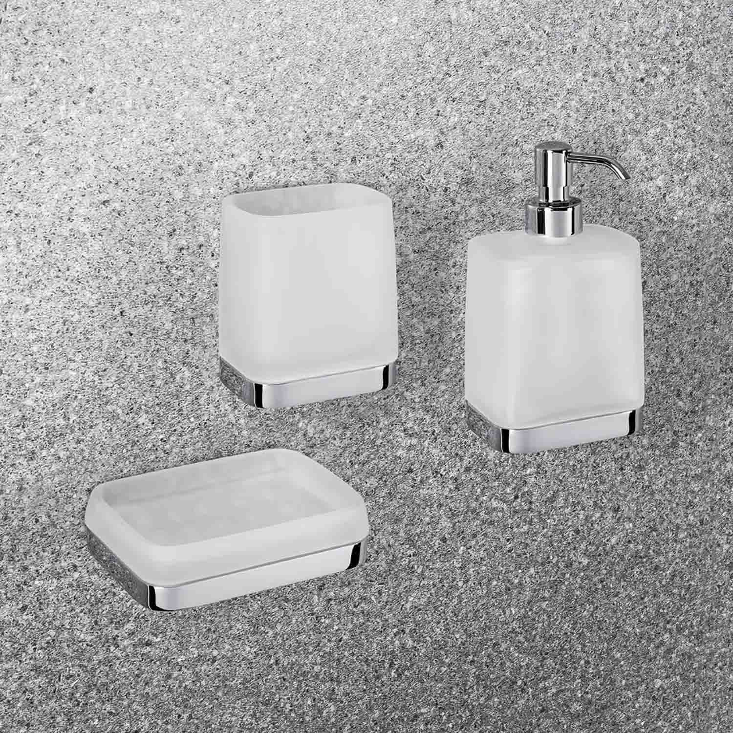 Spandisapone in ottone e vetro acidato collezione Time di Colombo Design