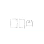 Asciugamani elettrico Ponente 1350 W spegnimento automatico dopo 45 secondi