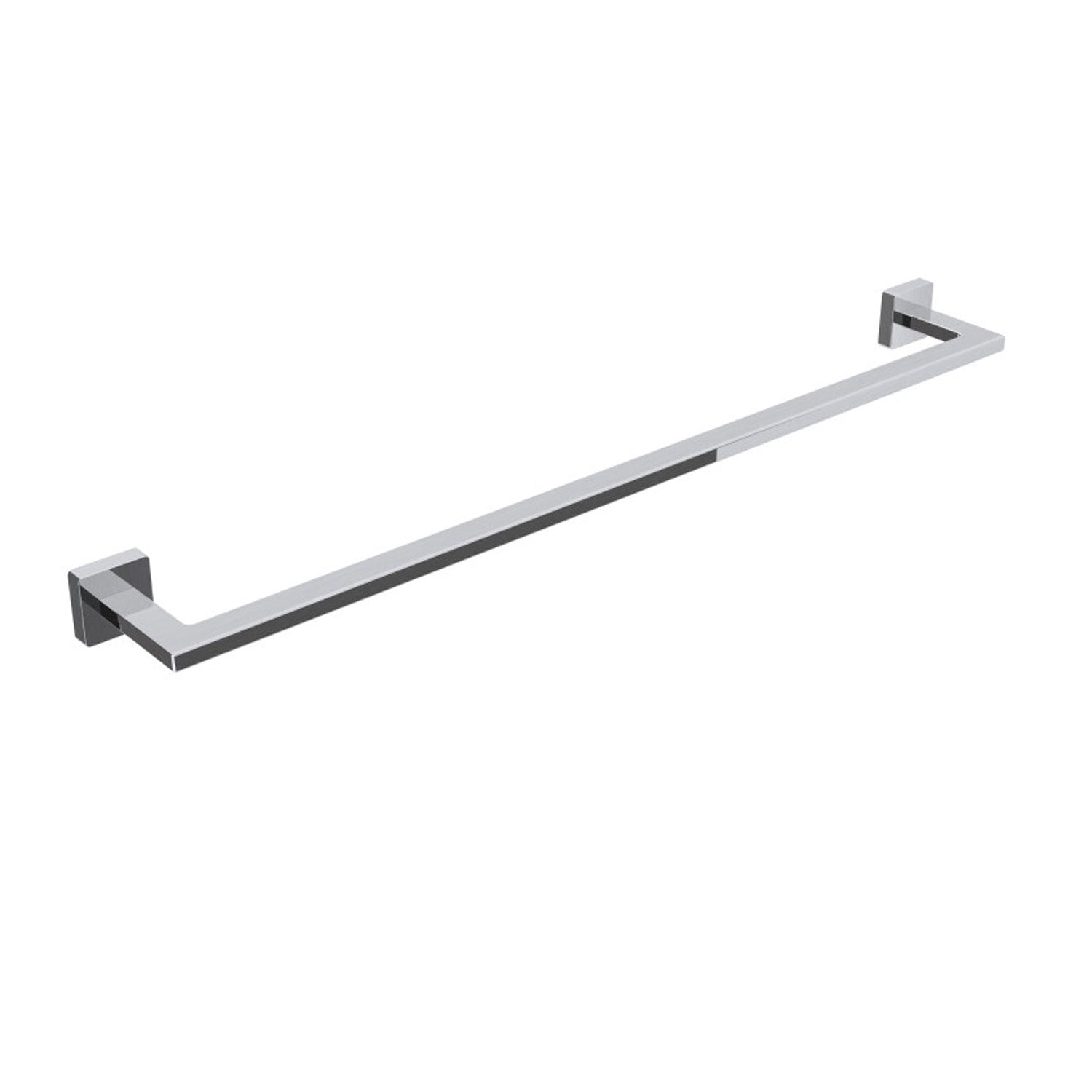 Porta asciugamani in ottone da fissare a parete collezione Dado di Lineabeta - Metallo satinato 640mm