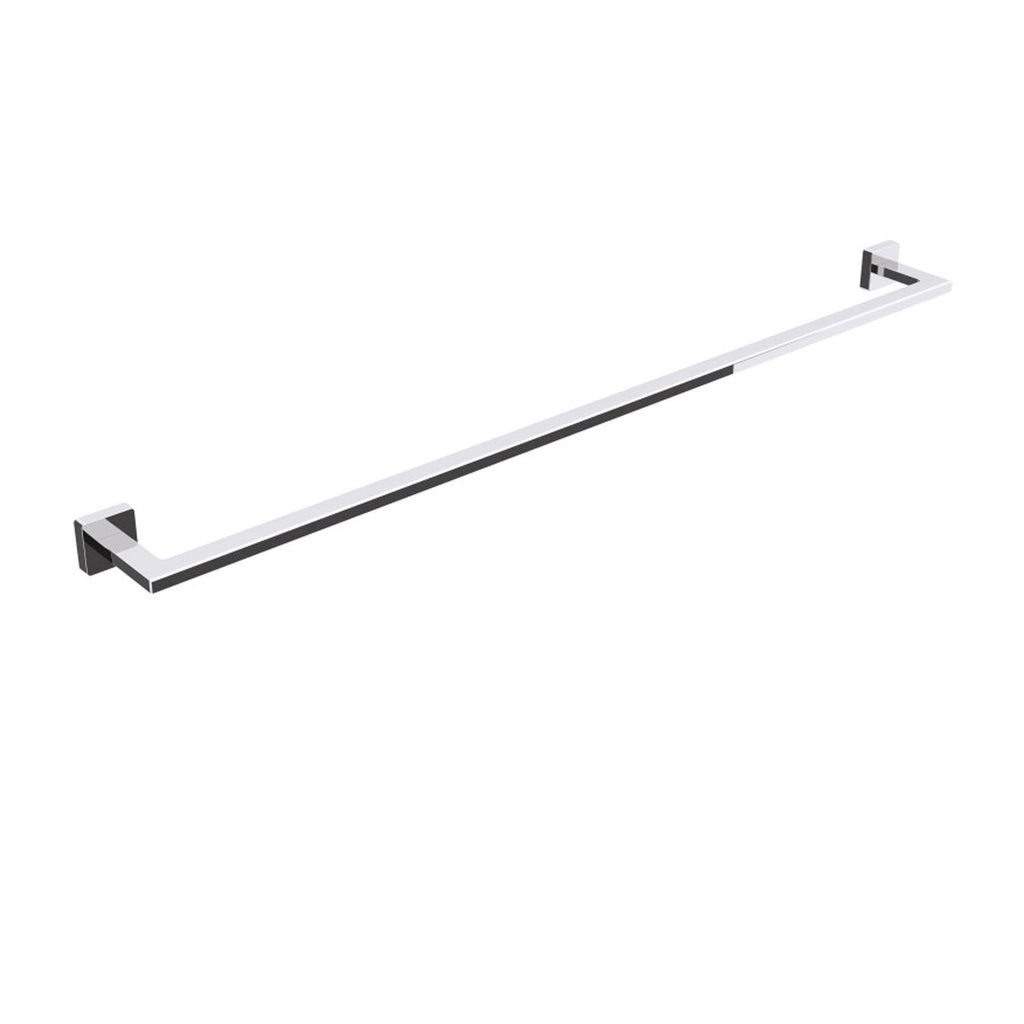 Porta asciugamani in ottone da fissare a parete collezione Dado di Lineabeta - Metallo cromo 840mm