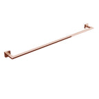 Porta asciugamani in ottone da fissare a parete collezione Dado di Lineabeta - Metallo oro rosa 840mm