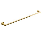 Porta asciugamani in ottone da fissare a parete collezione Dado di Lineabeta - Metallo oro 840mm
