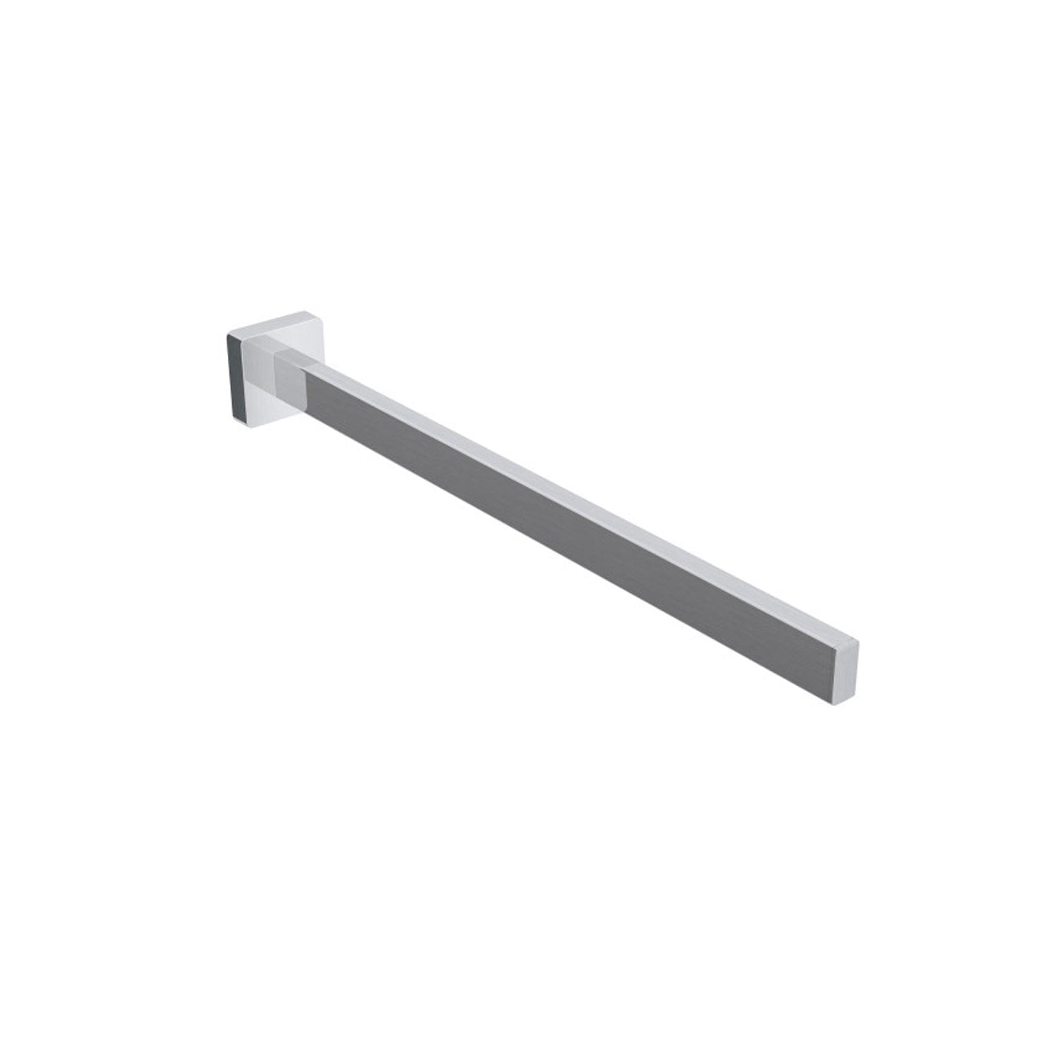 Porta asciugamani in ottone da fissare a parete collezione Dado di Lineabeta - Metallo satinato