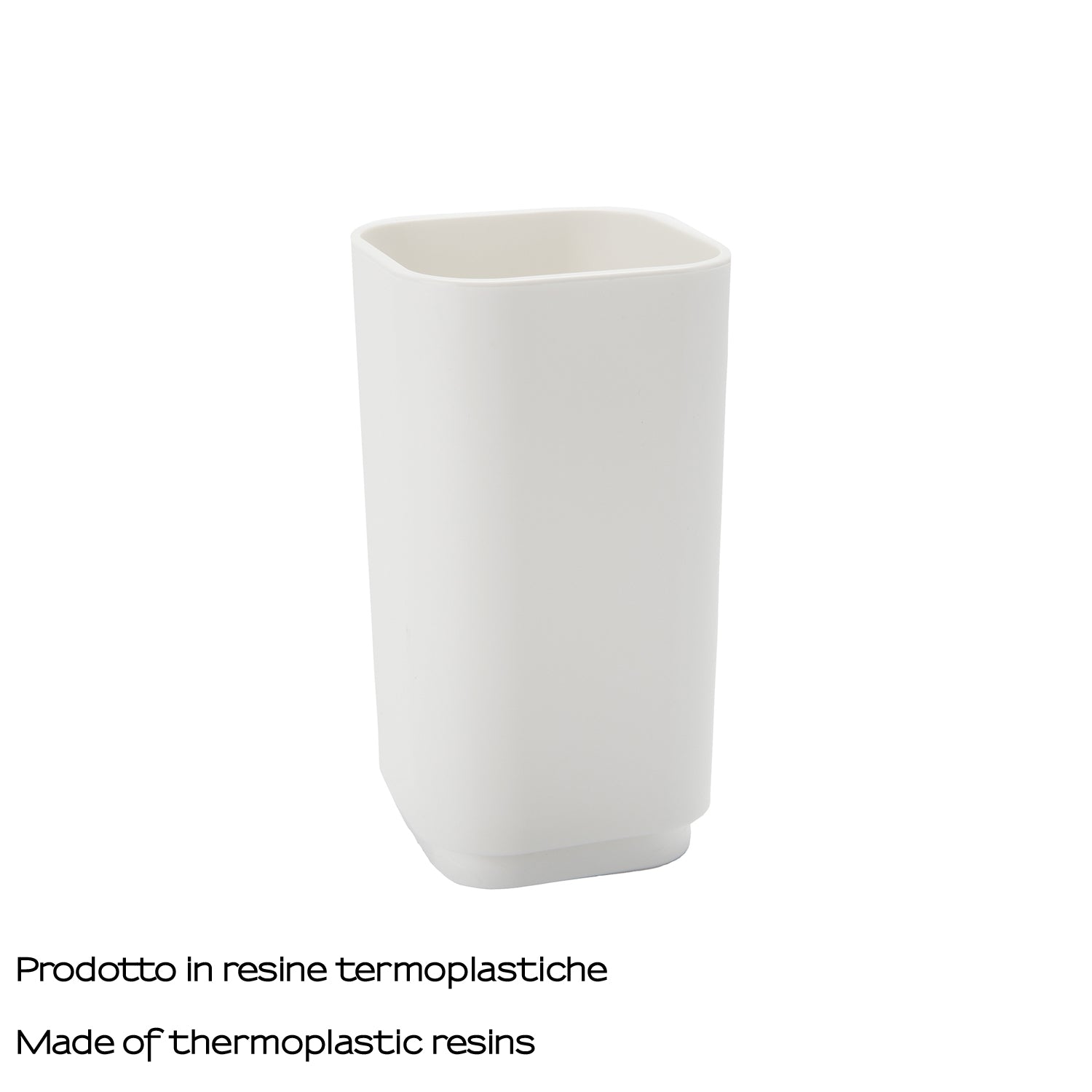 Portaspazzolini da appoggio Gedy serie Seventy - Bianco