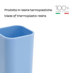 Portaspazzolini da appoggio Gedy serie Seventy - Celeste