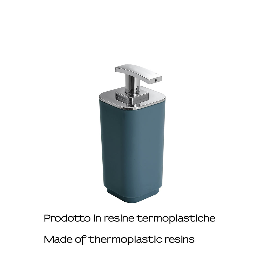 Dosasapone da appoggio Gedy serie Seventy - Blu Petrolio