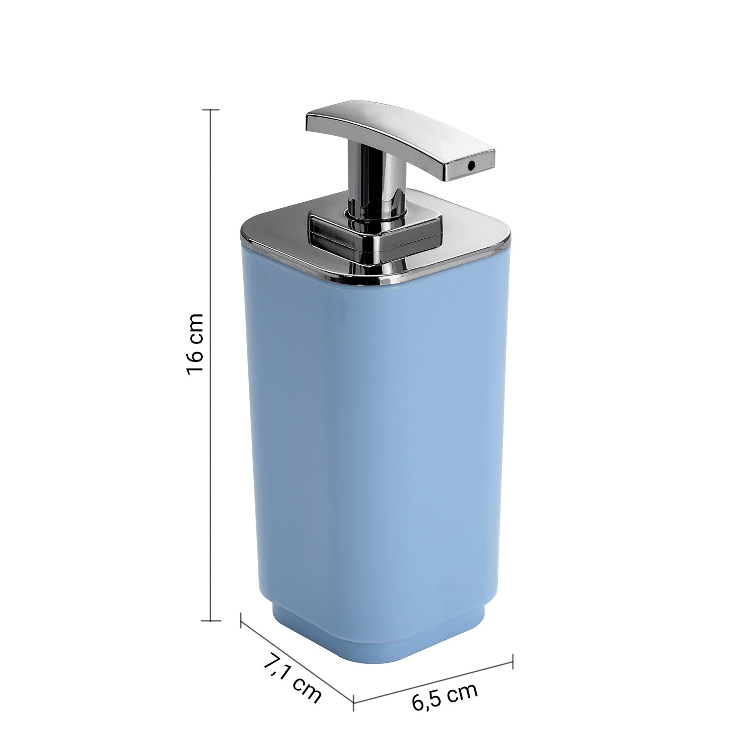 Dosasapone da appoggio Gedy serie Seventy - Celeste