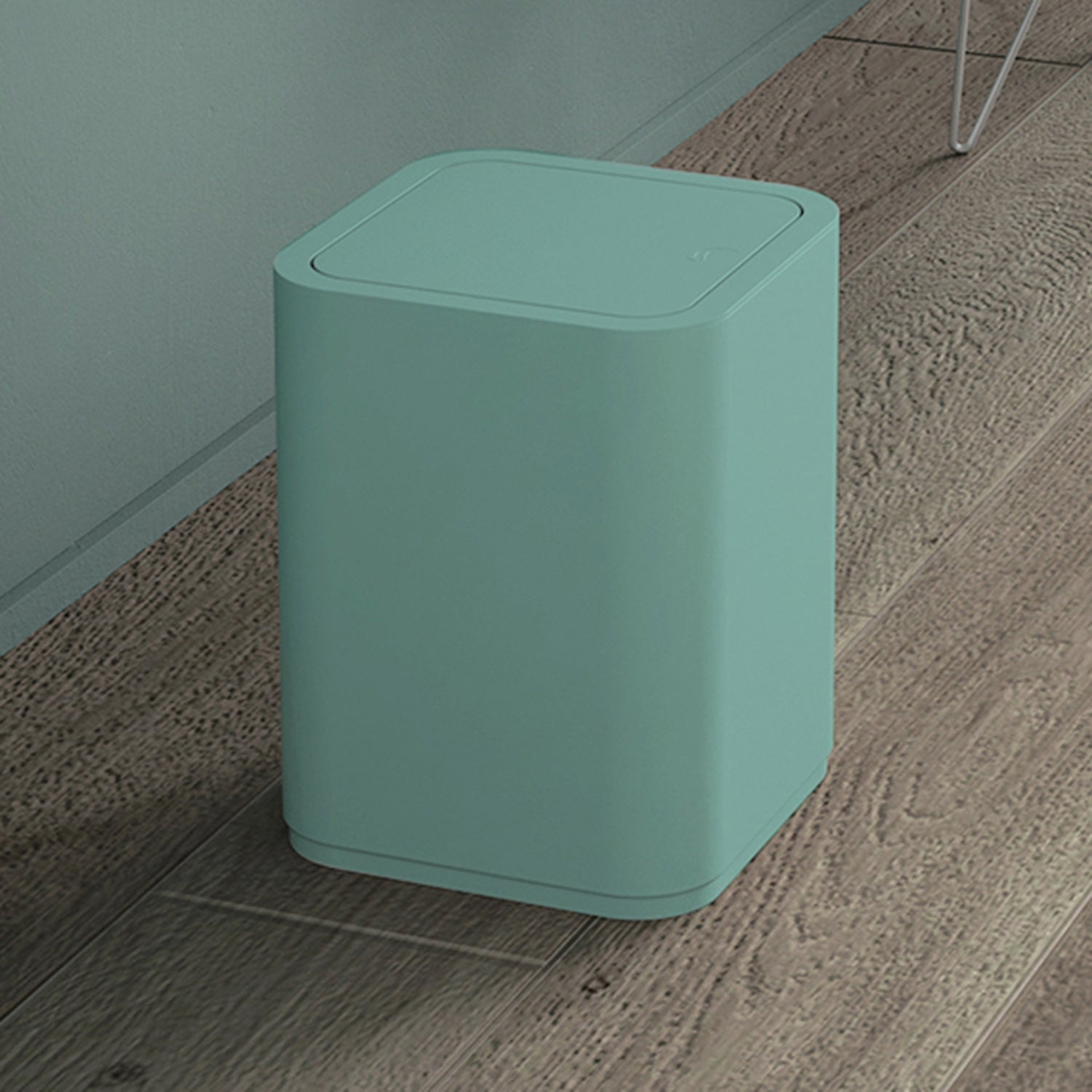 Portarifiuti 8 lt da appoggio Gedy serie Seventy - Acquamarina