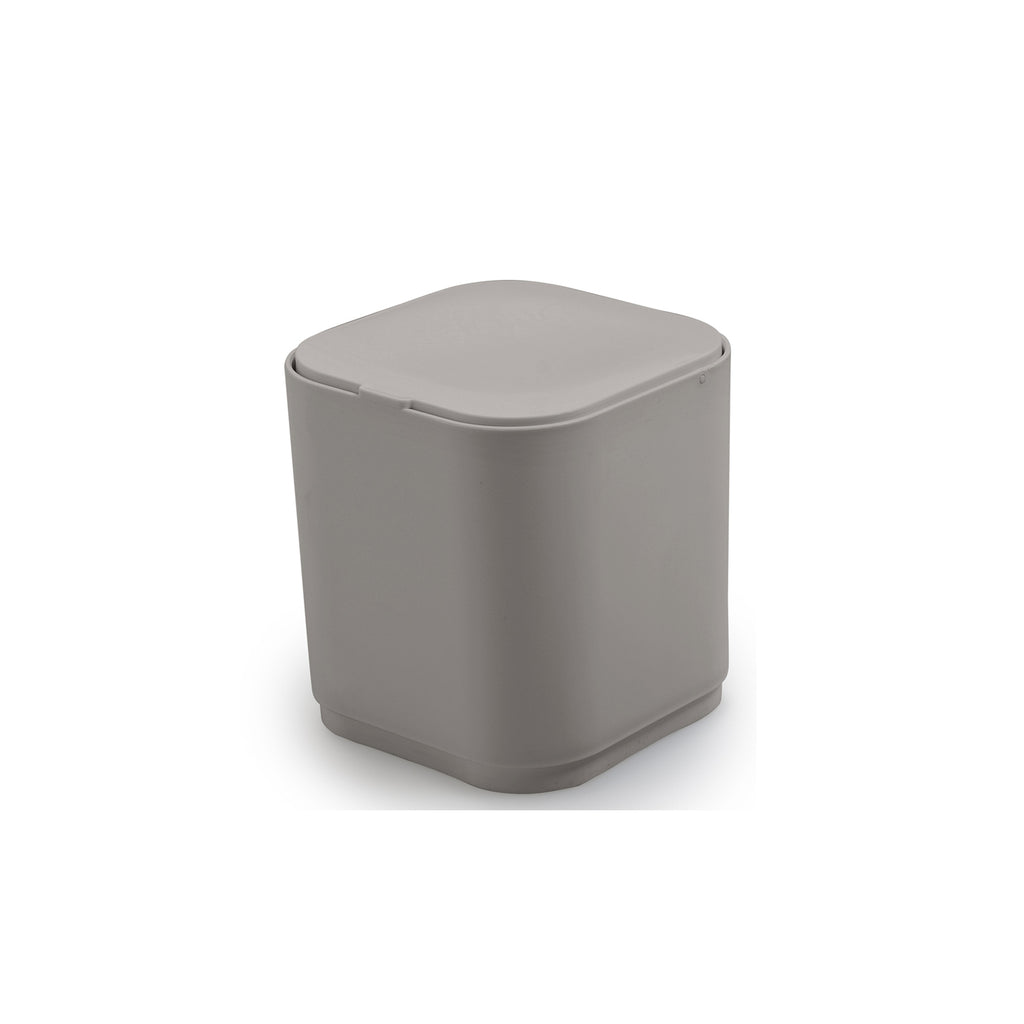 Cestino da tavolo 1.2 lt da appoggio Gedy serie Seventy - Beige