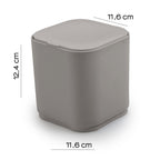 Cestino da tavolo 1.2 lt da appoggio Gedy serie Seventy - Beige