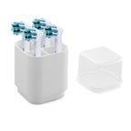 Porta testine per spazzolino elettrico da appoggio Gedy serie Seventy - Bianco