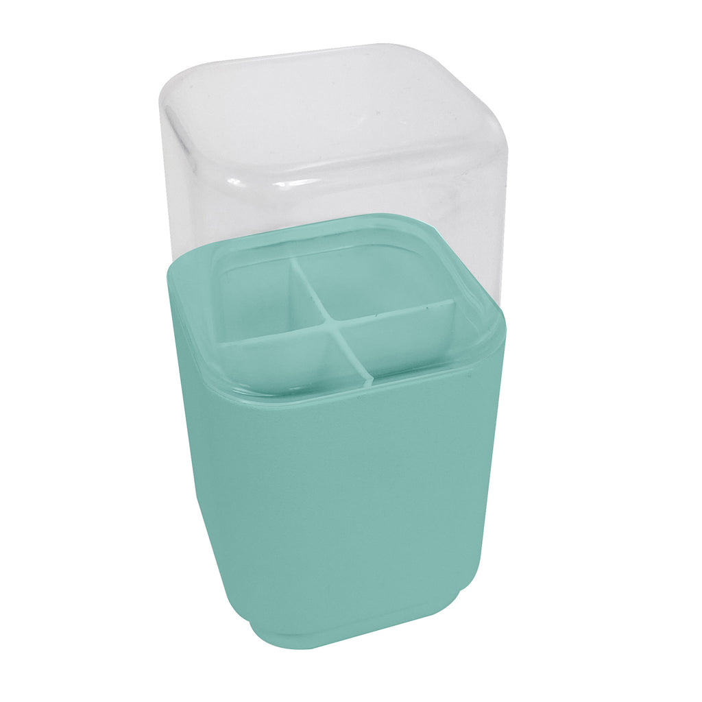 Porta testine per spazzolino elettrico da appoggio Gedy serie Seventy - Acquamarina
