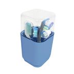Porta testine per spazzolino elettrico da appoggio Gedy serie Seventy - Celeste