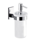 Gedy Dosasapone con erogatore in ABS cromato Maine in acciaio inox