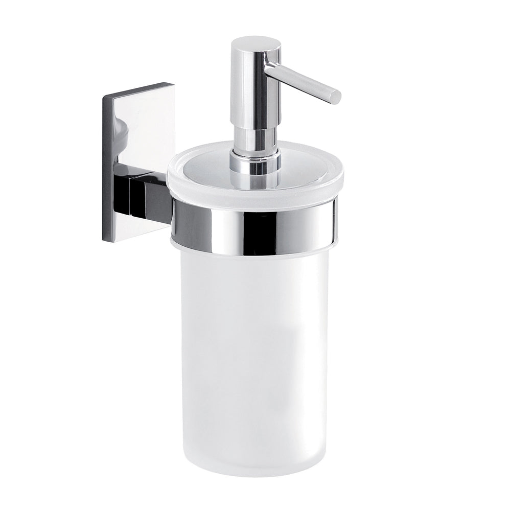 Gedy Dosasapone con erogatore in ABS cromato Maine in acciaio inox