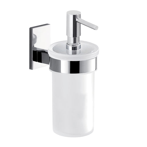 Gedy Dosasapone con erogatore in ABS cromato Maine in acciaio inox