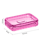 Portasapone da appoggio Gedy serie Glady - Fucsia