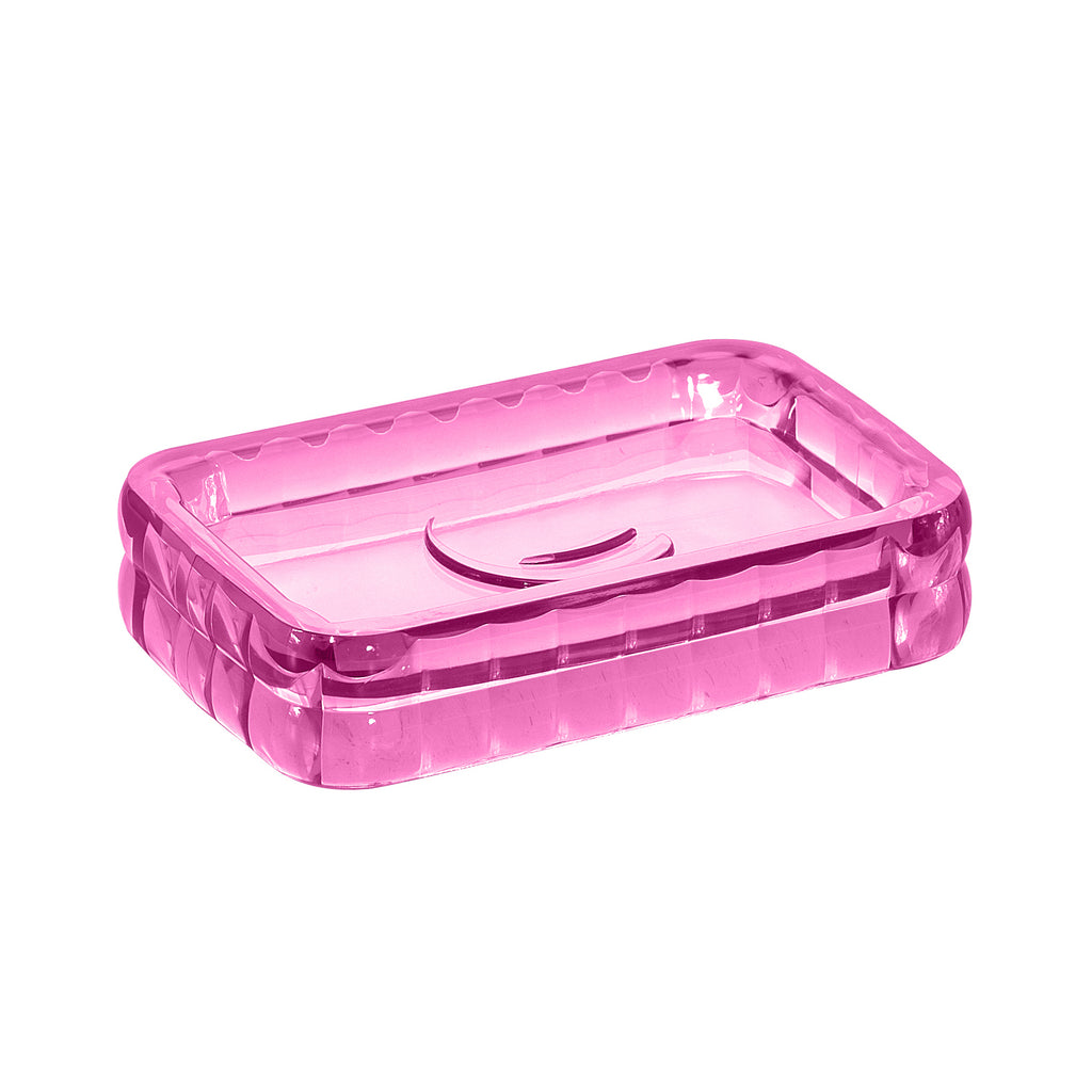 Portasapone da appoggio Gedy serie Glady - Fucsia