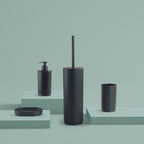 Dosasapone in resina Gedy serie Sharon - Nero Matt