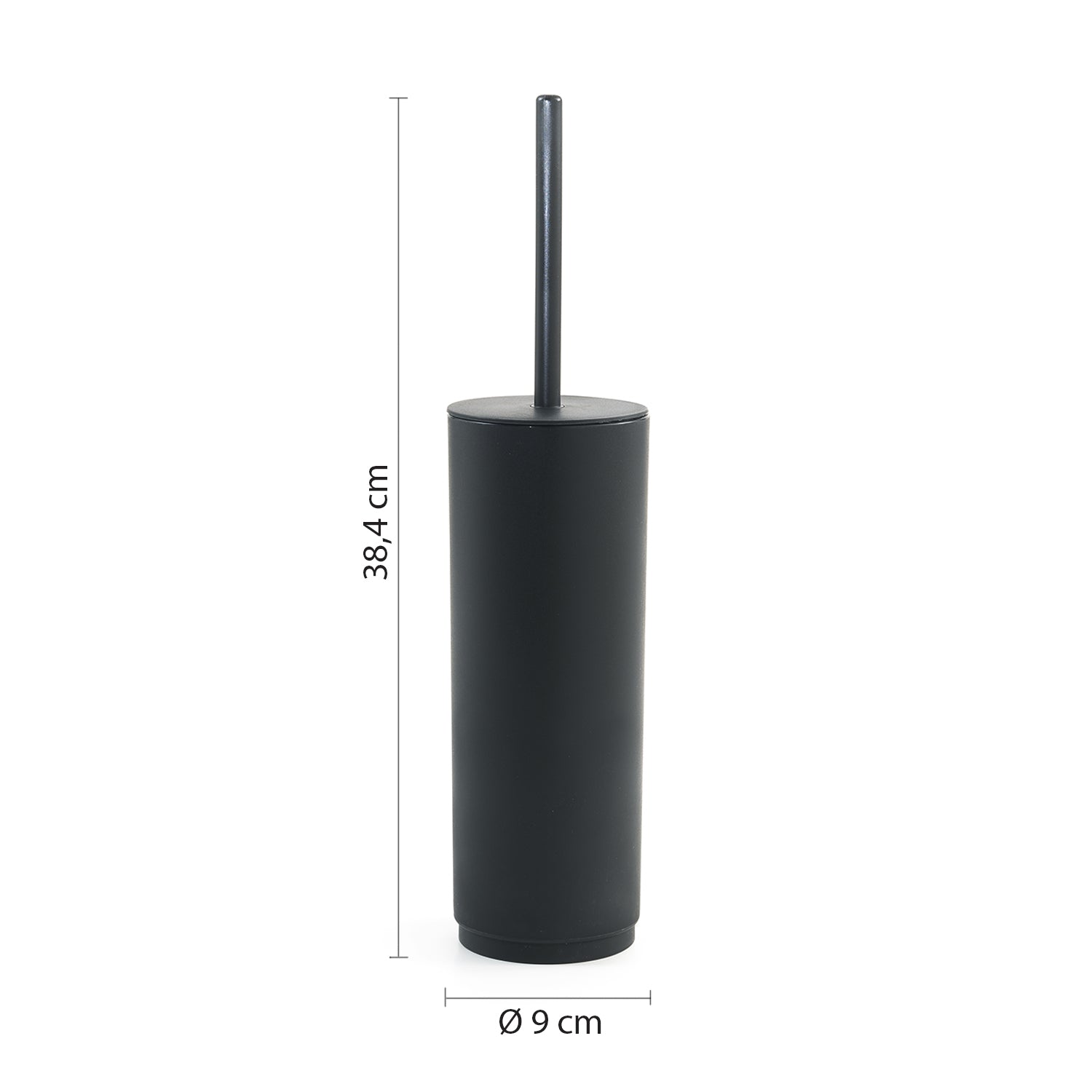 Scopino in resina Gedy serie Sharon - Nero Matt