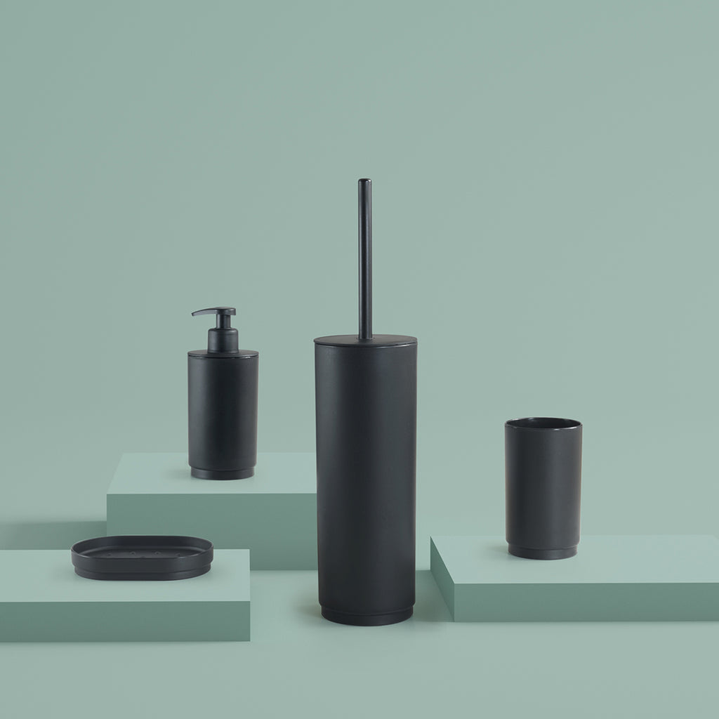 Scopino in resina Gedy serie Sharon - Nero Matt