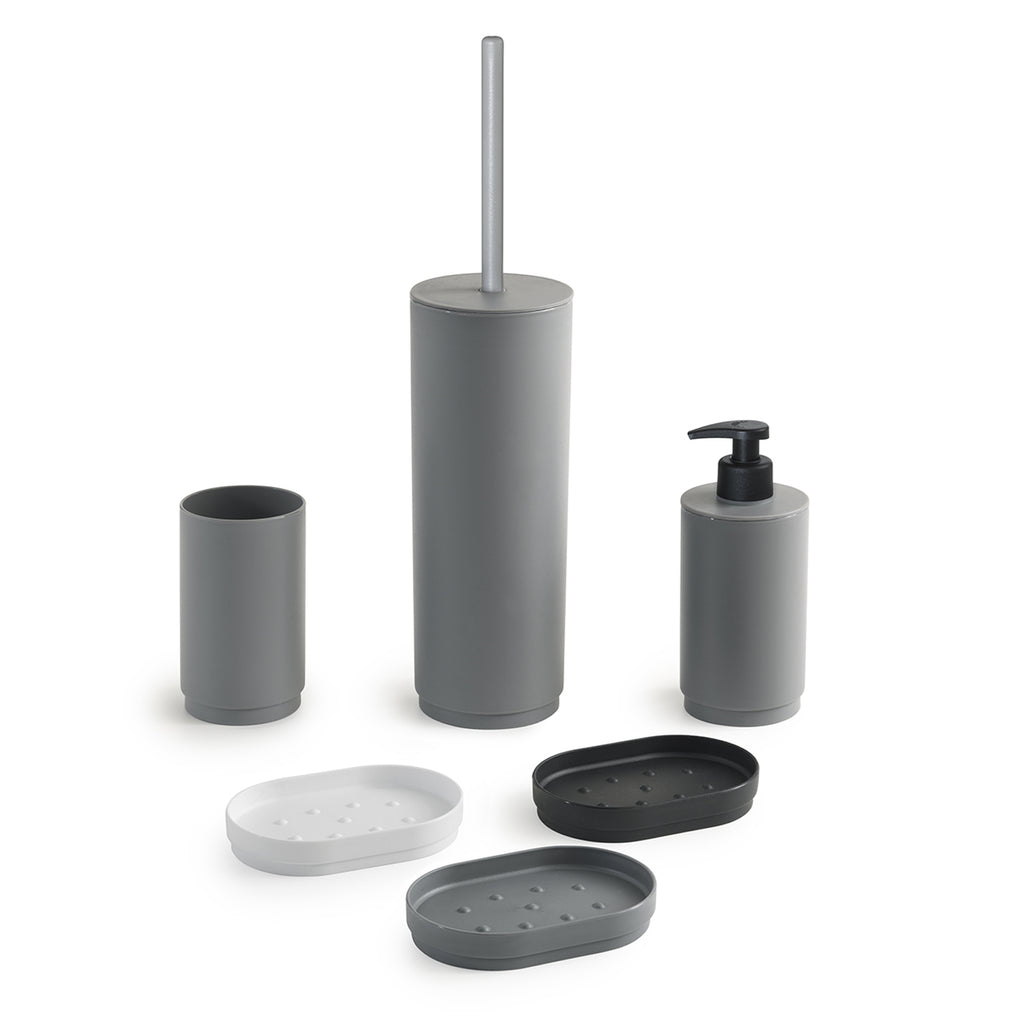 Scopino in resina Gedy serie Sharon - Grigio