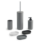 Scopino in resina Gedy serie Sharon - Grigio