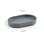 Portasapone in resina Gedy serie Sharon - Grigio