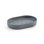 Portasapone in resina Gedy serie Sharon - Grigio