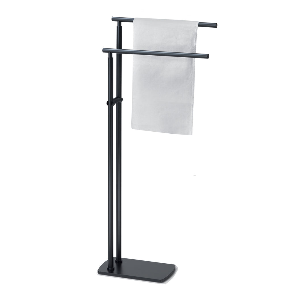 Piantana porta asciugamani in Acciaio Inox modello Florida di Gedy - Nero Matt