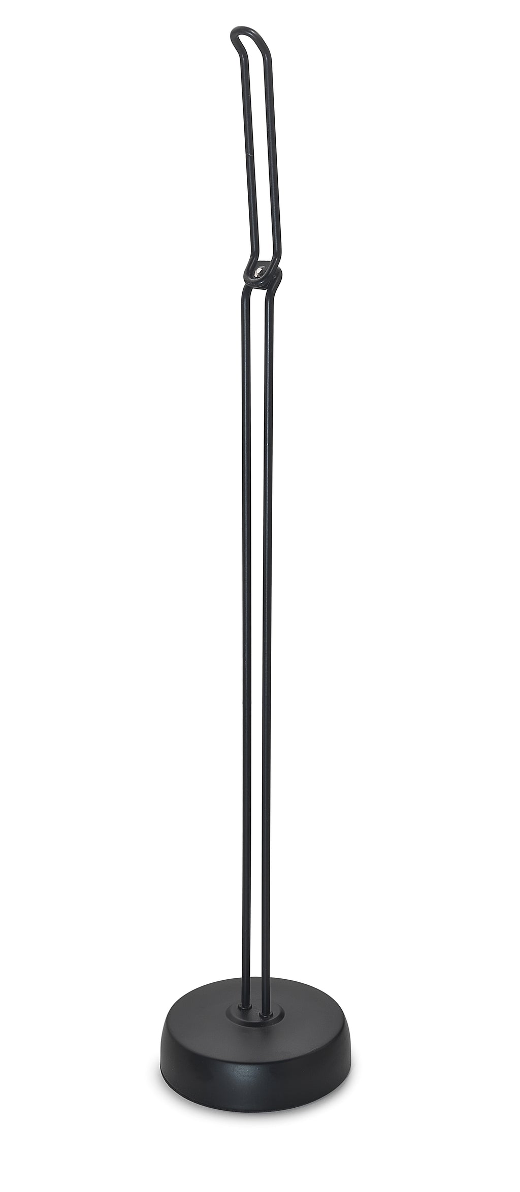 Piantana con portarotolo di riserva modello MinÃ¹ di Gedy - Nero Matt