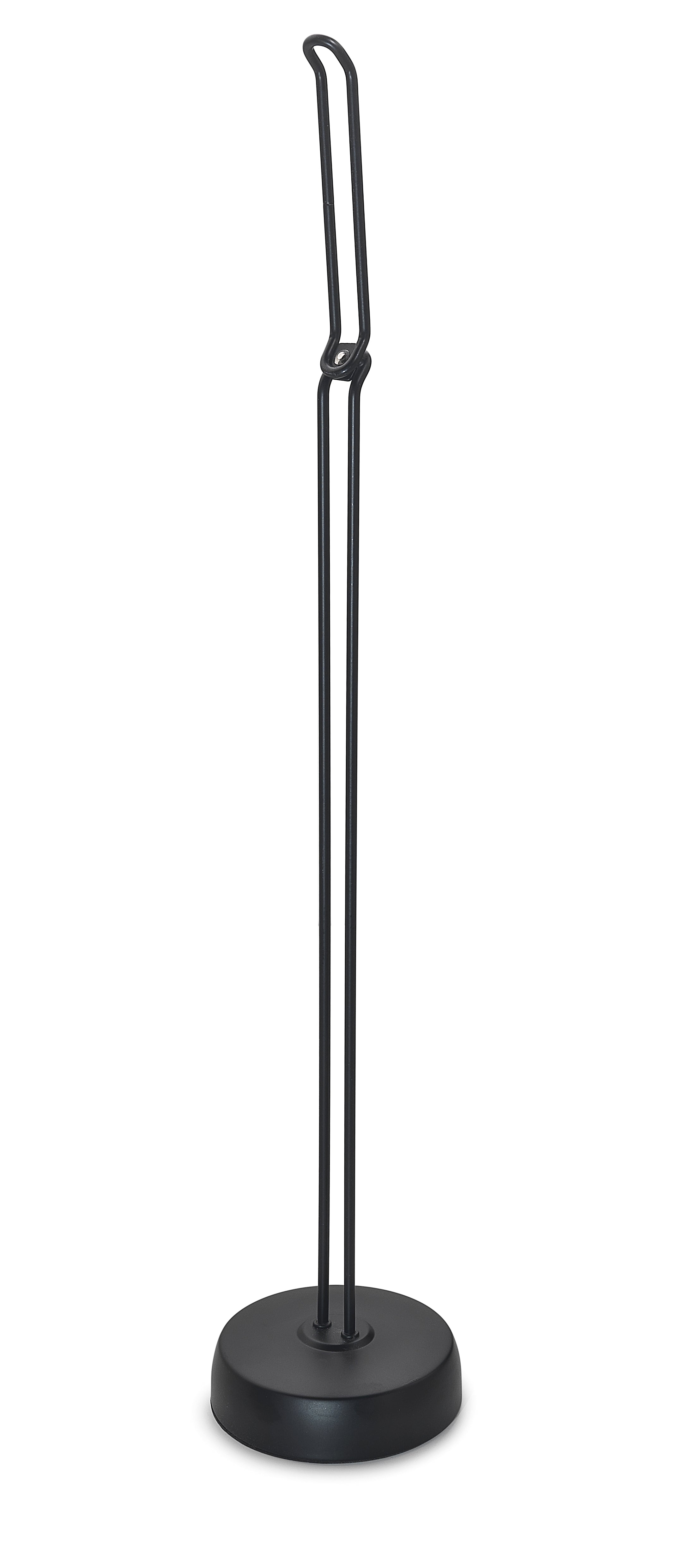 Piantana con portarotolo di riserva modello MinÃ¹ di Gedy - Nero Matt