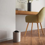 Cestino bagno da appoggio modello Eye di Gedy - Beige