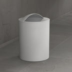 Cestino bagno da appoggio modello Eye di Gedy - Bianco