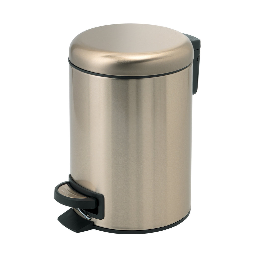 Portarifiuti 5 lt in Acciaio Inox modello Potty di Gedy - Oro Matt