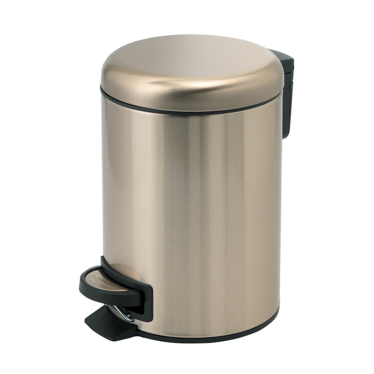 Portarifiuti 5 lt in Acciaio Inox modello Potty di Gedy - Oro Matt