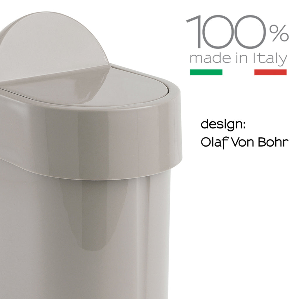 Portarifiuti da appoggio di Gedy serie Junior - Beige