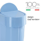 Portarifiuti da appoggio di Gedy serie Junior - Celeste